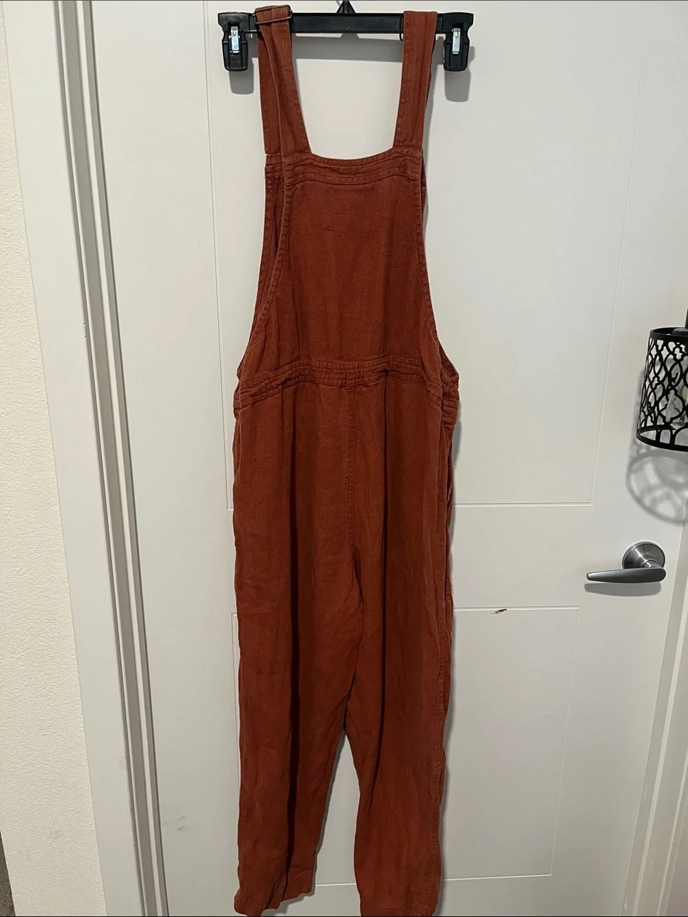 Not Perfect Linen Everest 100% Linen Jumpsuit Coastal Bohemian Minimalist - Picture 8 of 14